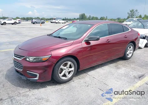 2016 Chevrolet Malibu Ls из США, поврежденный, VIN 1G1ZB5ST1GF229079